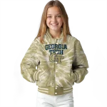 georgia tech yellow jackets dynamic rings gold varsity jacket best selling