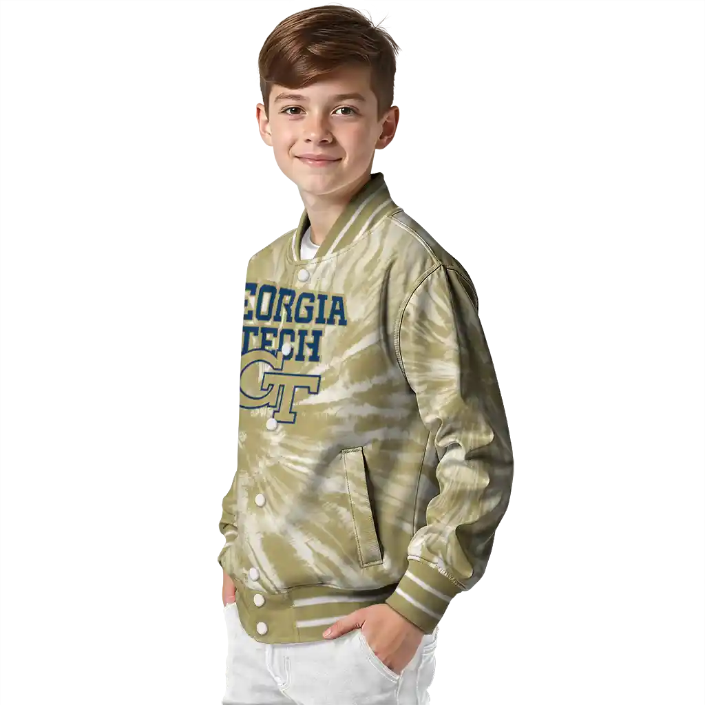 georgia tech yellow jackets dynamic rings gold varsity jacket trendy georgia tech yellow jackets dynamic rings gold varsity jacket trendy