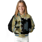 georgia tech yellow jackets fire skull gold black varsity jacket best selling
