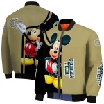 georgia tech yellow jackets mickey mouse gold bomber jacket best selling