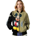georgia tech yellow jackets mickey mouse gold bomber jacket best selling