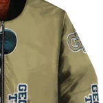 georgia tech yellow jackets mickey mouse gold bomber jacket best selling