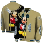 georgia tech yellow jackets mickey mouse gold varsity jacket best selling