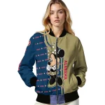 georgia tech yellow jackets minnie mouse gold bomber jacket best selling