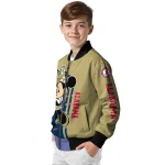georgia tech yellow jackets minnie mouse gold bomber jacket best selling