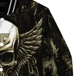 georgia tech yellow jackets skull bite gold black varsity jacket best selling