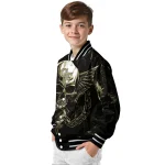 georgia tech yellow jackets skull bite gold black varsity jacket best selling