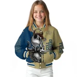 georgia tech yellow jackets spooky grin gold varsity jacket best selling
