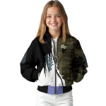 georgia tech yellow jackets torn texture print gold black bomber jacket best selling