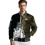 georgia tech yellow jackets torn texture print gold black varsity jacket best selling