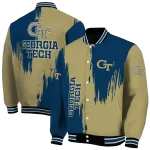 georgia tech yellow jackets urban mark gold varsity jacket best selling