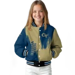 georgia tech yellow jackets urban mark gold varsity jacket best selling