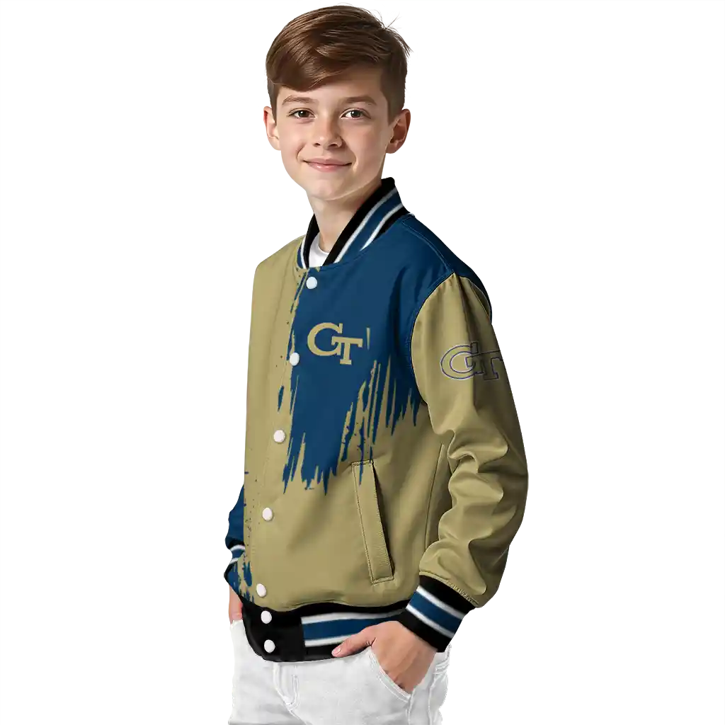 georgia tech yellow jackets urban mark gold varsity jacket trendy georgia tech yellow jackets urban mark gold varsity jacket trendy