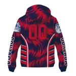 gonzaga bulldogs dynamic heat wave blue windbreaker jacket best selling