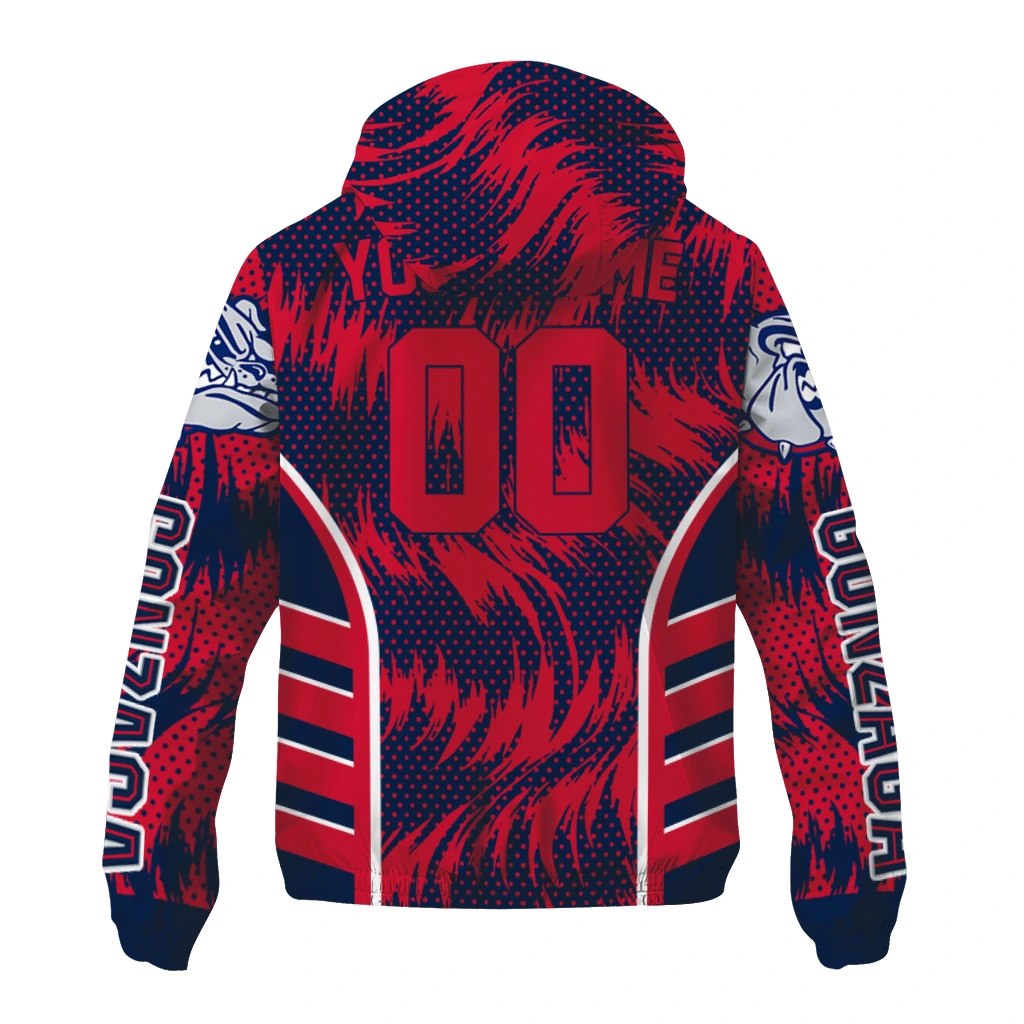 gonzaga bulldogs dynamic heat wave blue windbreaker jacket fashion forward gonzaga bulldogs dynamic heat wave blue windbreaker jacket fashion forward