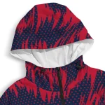 gonzaga bulldogs dynamic heat wave blue windbreaker jacket best selling