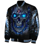 houston astros inferno skull blue black varsity jacket best selling