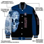 houston astros intricate skull blue black varsity jacket best selling