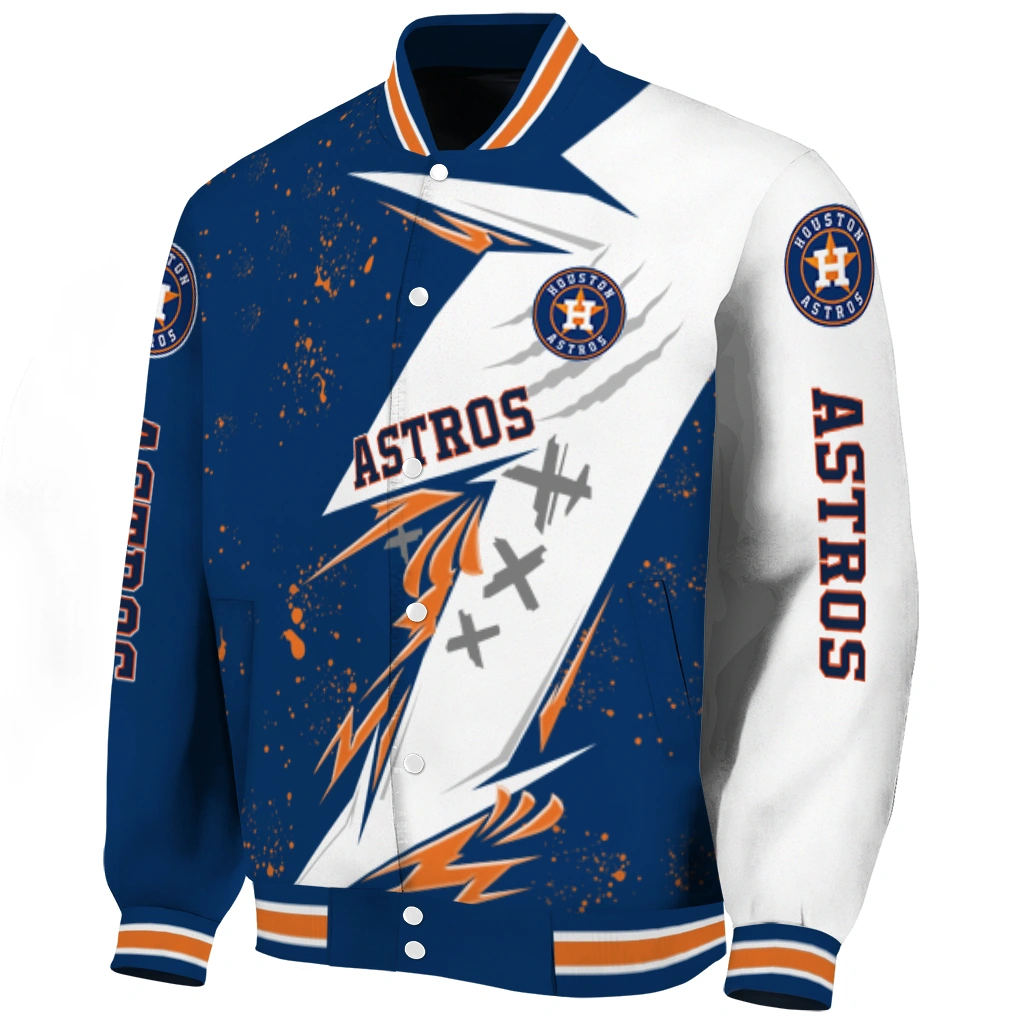houston astros ripped bolt blue white varsity jacket best selling houston astros ripped bolt blue white varsity jacket best selling