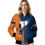 houston astros snoopy attitude blue bomber jacket best selling