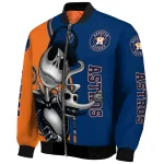 houston astros spooky grin blue bomber jacket best selling