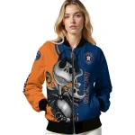 houston astros spooky grin blue bomber jacket best selling