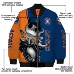 houston astros spooky grin blue bomber jacket best selling