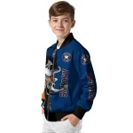 houston astros spooky grin blue bomber jacket best selling