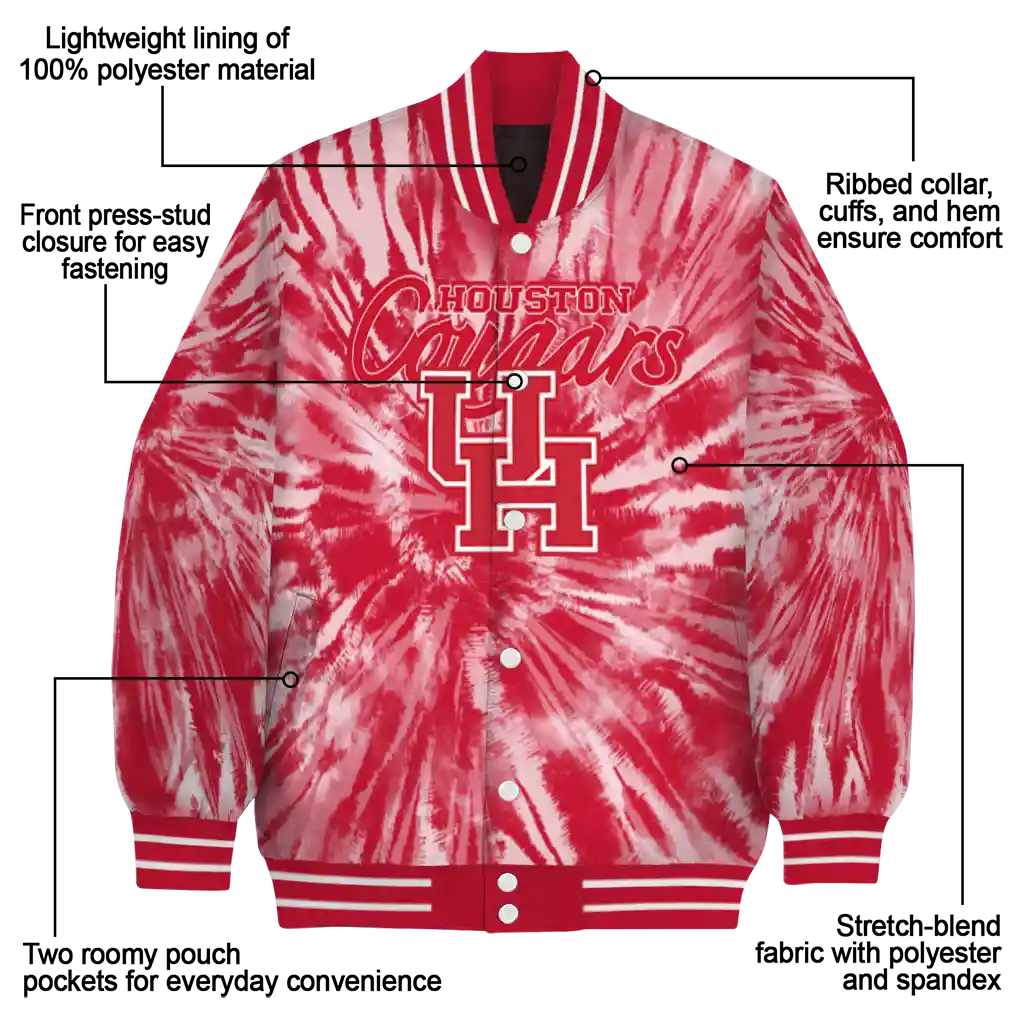 houston cougars dynamic rings red varsity jacket new arrival houston cougars dynamic rings red varsity jacket new arrival