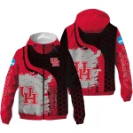 houston cougars grid streak red black windbreaker jacket best selling