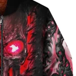 houston cougars inferno skull red black bomber jacket best selling