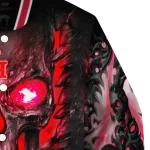 houston cougars inferno skull red black varsity jacket best selling