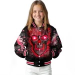 houston cougars inferno skull red black varsity jacket best selling