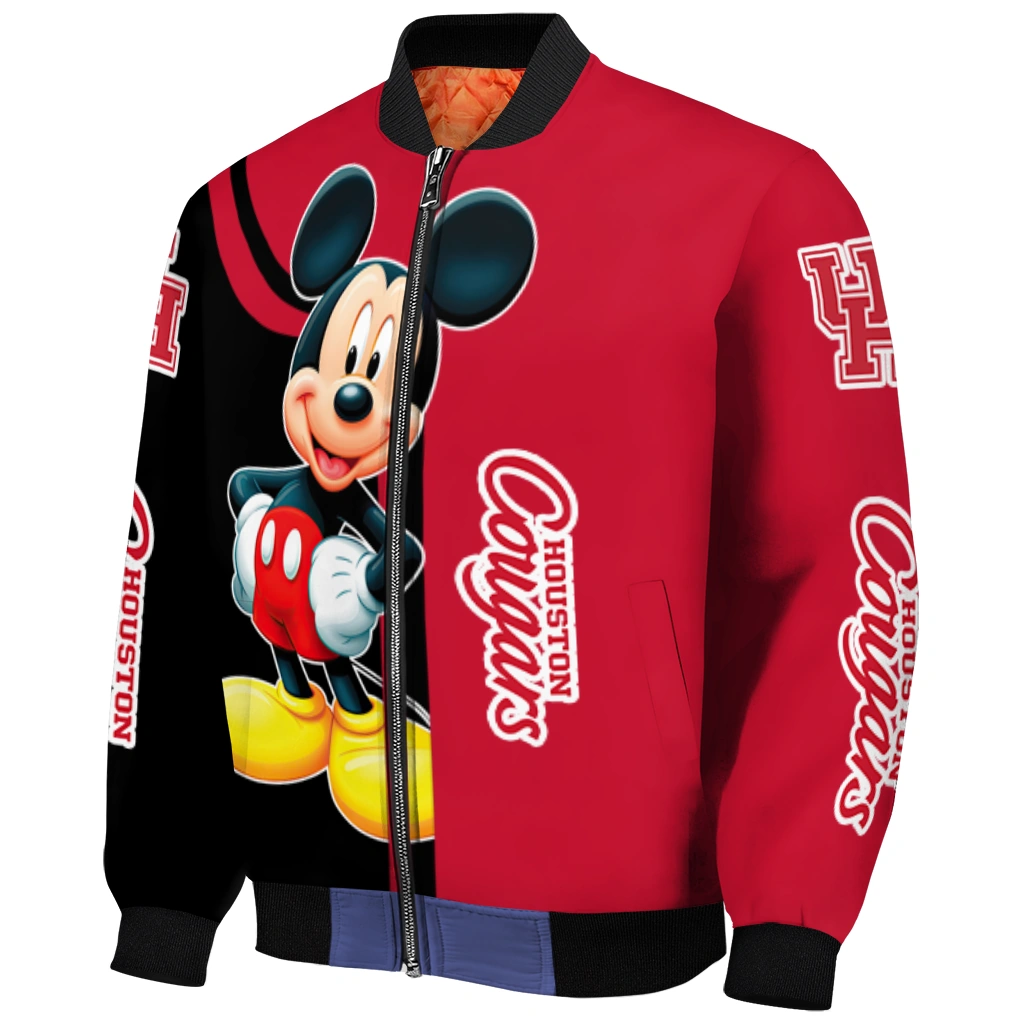 houston cougars mickey mouse red bomber jacket fashion forward houston cougars mickey mouse red bomber jacket fashion forward
