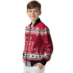 houston cougars snowy pines red bomber jacket best selling