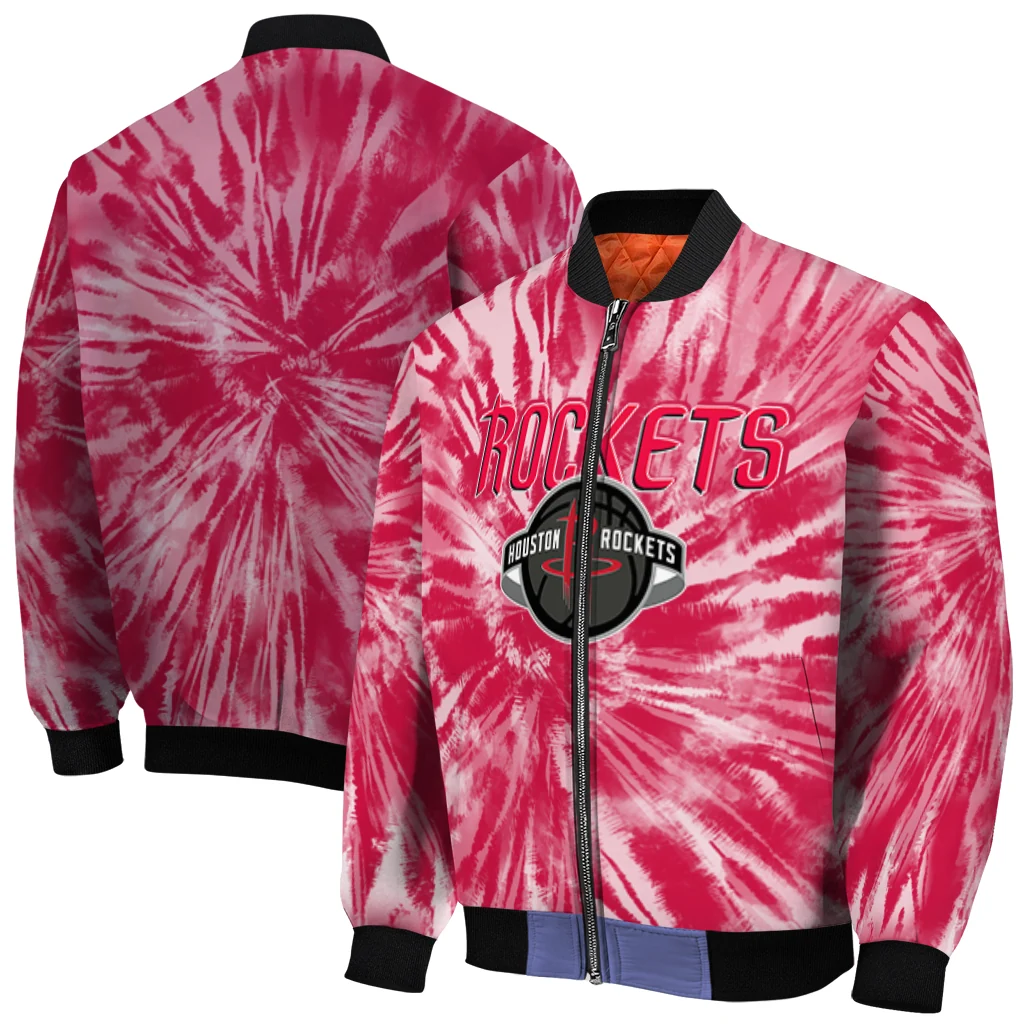 houston rockets dynamic rings red bomber jacket best selling houston rockets dynamic rings red bomber jacket best selling