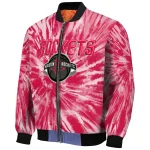 houston rockets dynamic rings red bomber jacket best selling