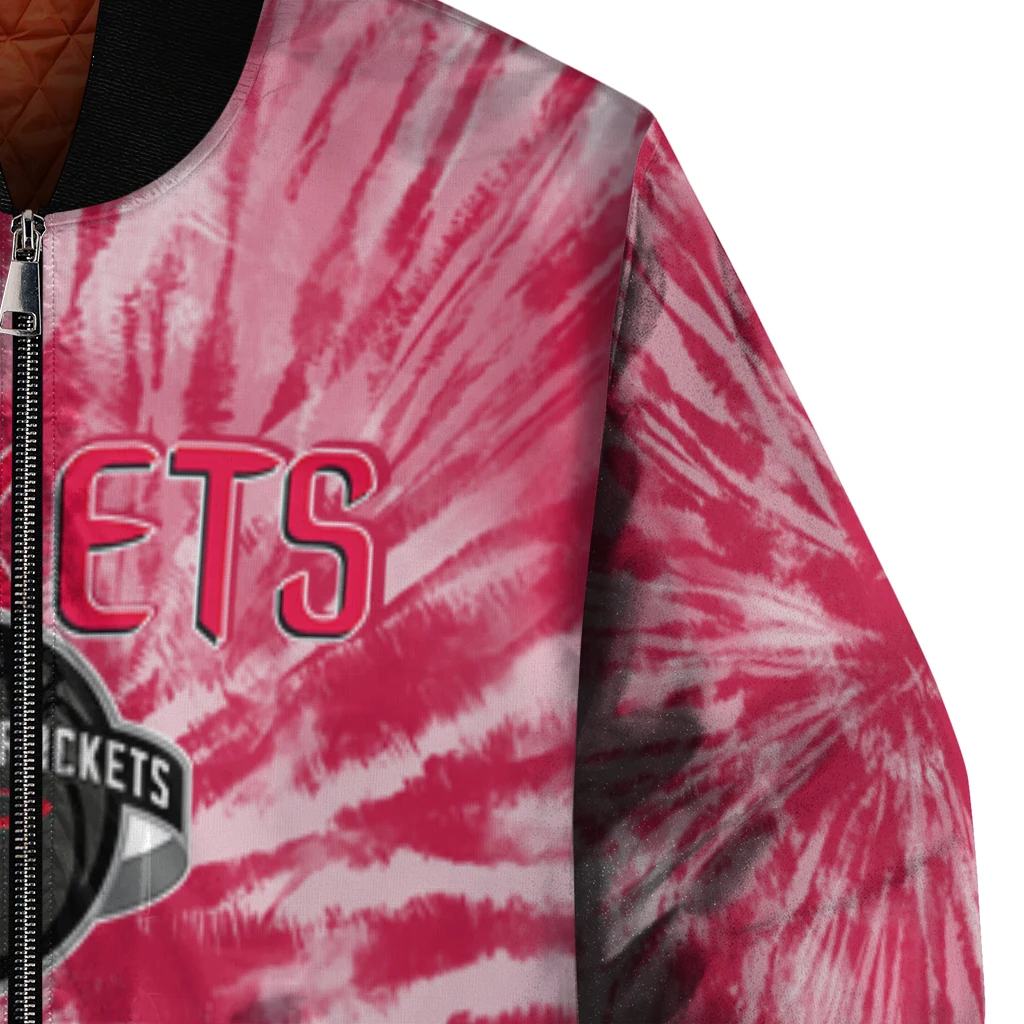 houston rockets dynamic rings red bomber jacket premium grade houston rockets dynamic rings red bomber jacket premium grade