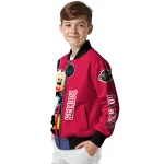 houston rockets mickey mouse red bomber jacket best selling