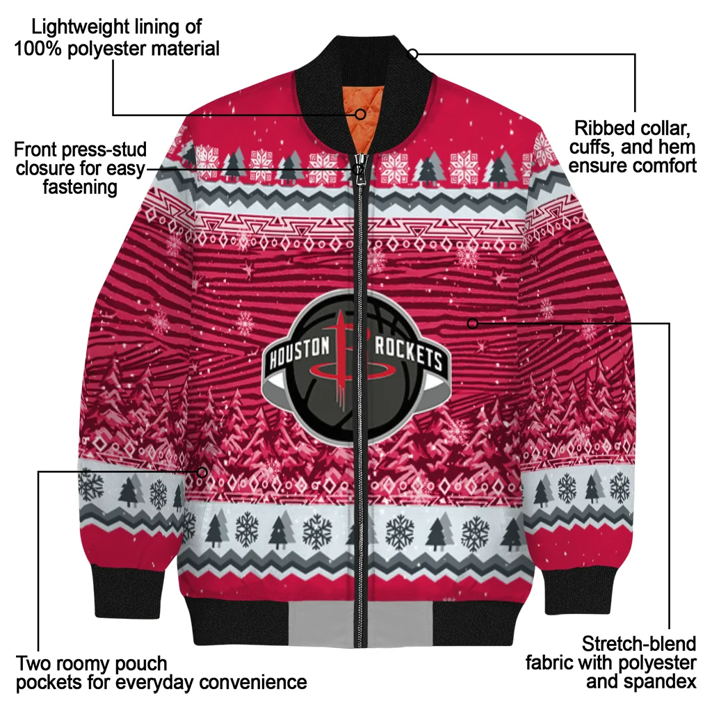 houston rockets snowy pines red bomber jacket new arrival houston rockets snowy pines red bomber jacket new arrival