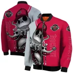 houston rockets spooky grin red bomber jacket best selling