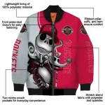houston rockets spooky grin red bomber jacket best selling