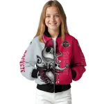 houston rockets spooky grin red bomber jacket best selling