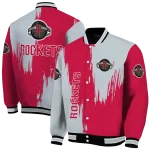 houston rockets urban mark red varsity jacket best selling