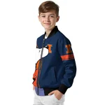 illinois fighting illini snoopy attitude blue bomber jacket best selling