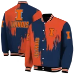 illinois fighting illini urban mark blue varsity jacket best selling