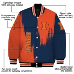 illinois fighting illini urban mark blue varsity jacket best selling