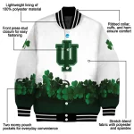 indiana hoosiers clovers pattern white green varsity jacket best selling