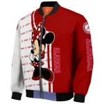 indiana hoosiers minnie mouse red bomber jacket best selling