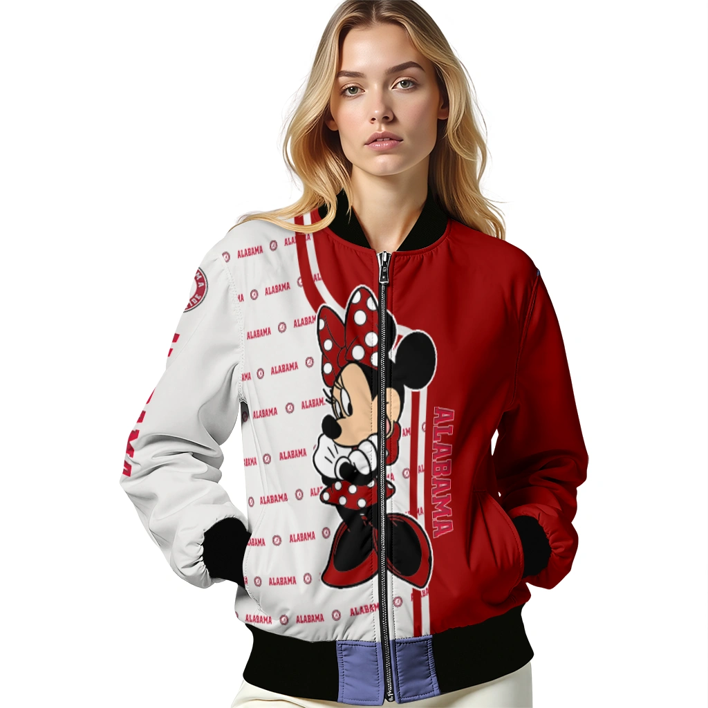 indiana hoosiers minnie mouse red bomber jacket latest model indiana hoosiers minnie mouse red bomber jacket latest model